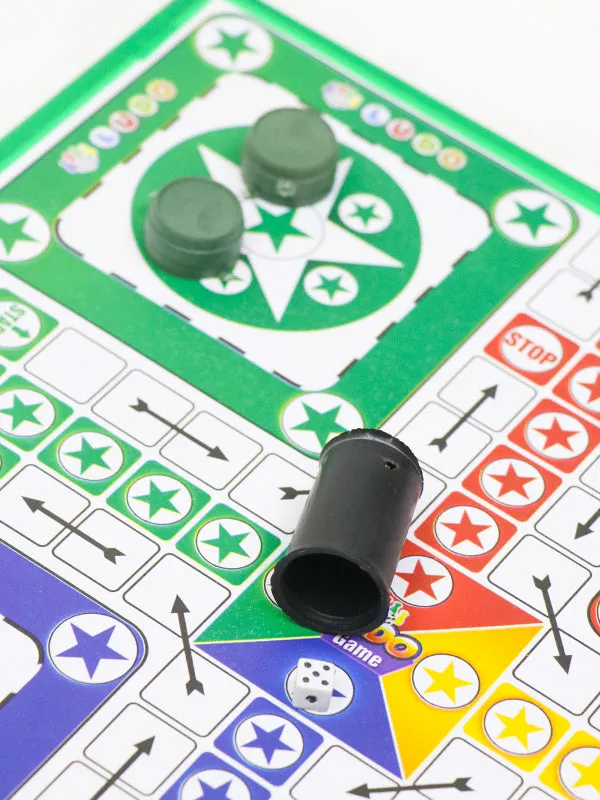 2 in 1 LUDO   Snakes And Ladders Set - 12" x 12"