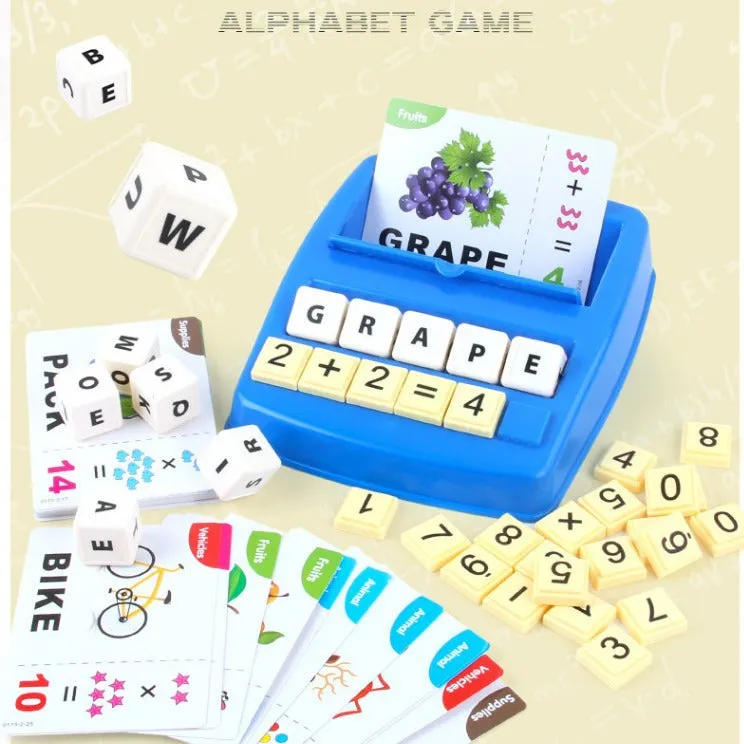 Alphabet Desktop Game Learning Numbers Matching Early Education Toys