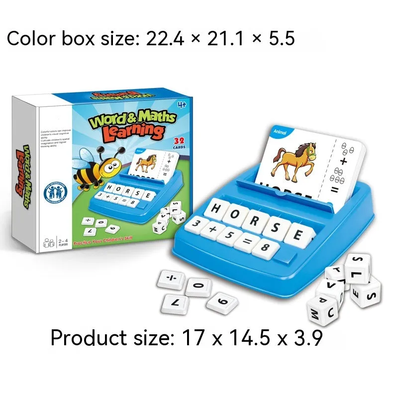 Alphabet Desktop Game Learning Numbers Matching Early Education Toys