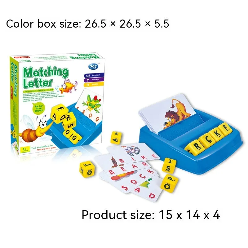 Alphabet Desktop Game Learning Numbers Matching Early Education Toys