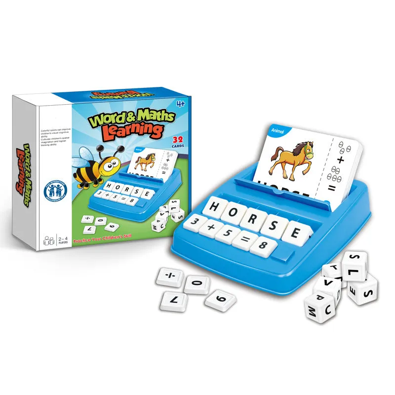 Alphabet Desktop Game Learning Numbers Matching Early Education Toys