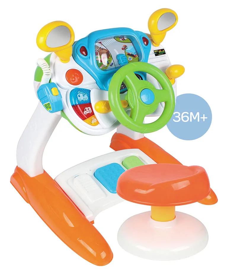 Baby Sensory Play Interactive Driving Simulation with Music and Light