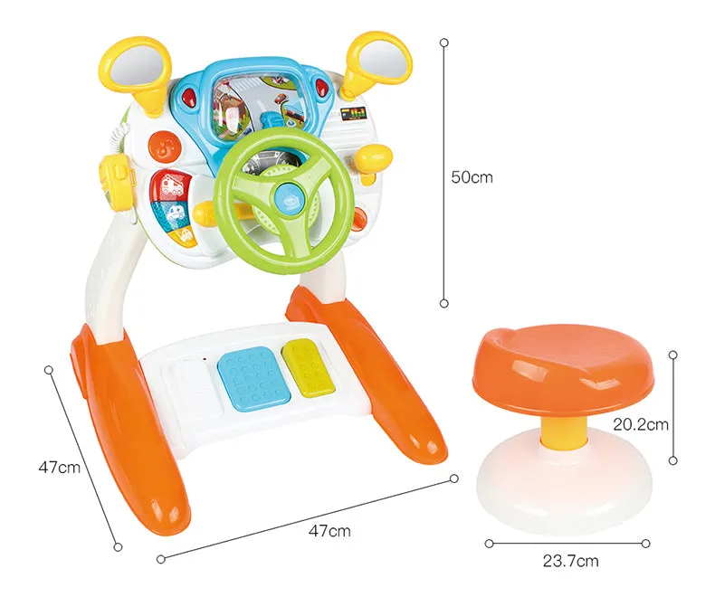 Baby Sensory Play Interactive Driving Simulation with Music and Light