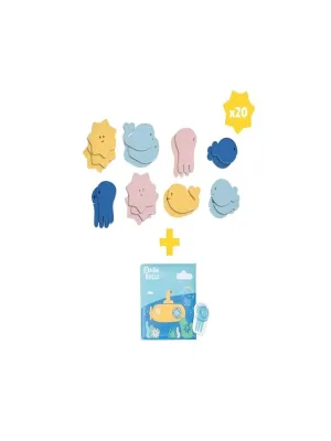 Bathing Stickers   Pupees (Set Of 20   1 Book)