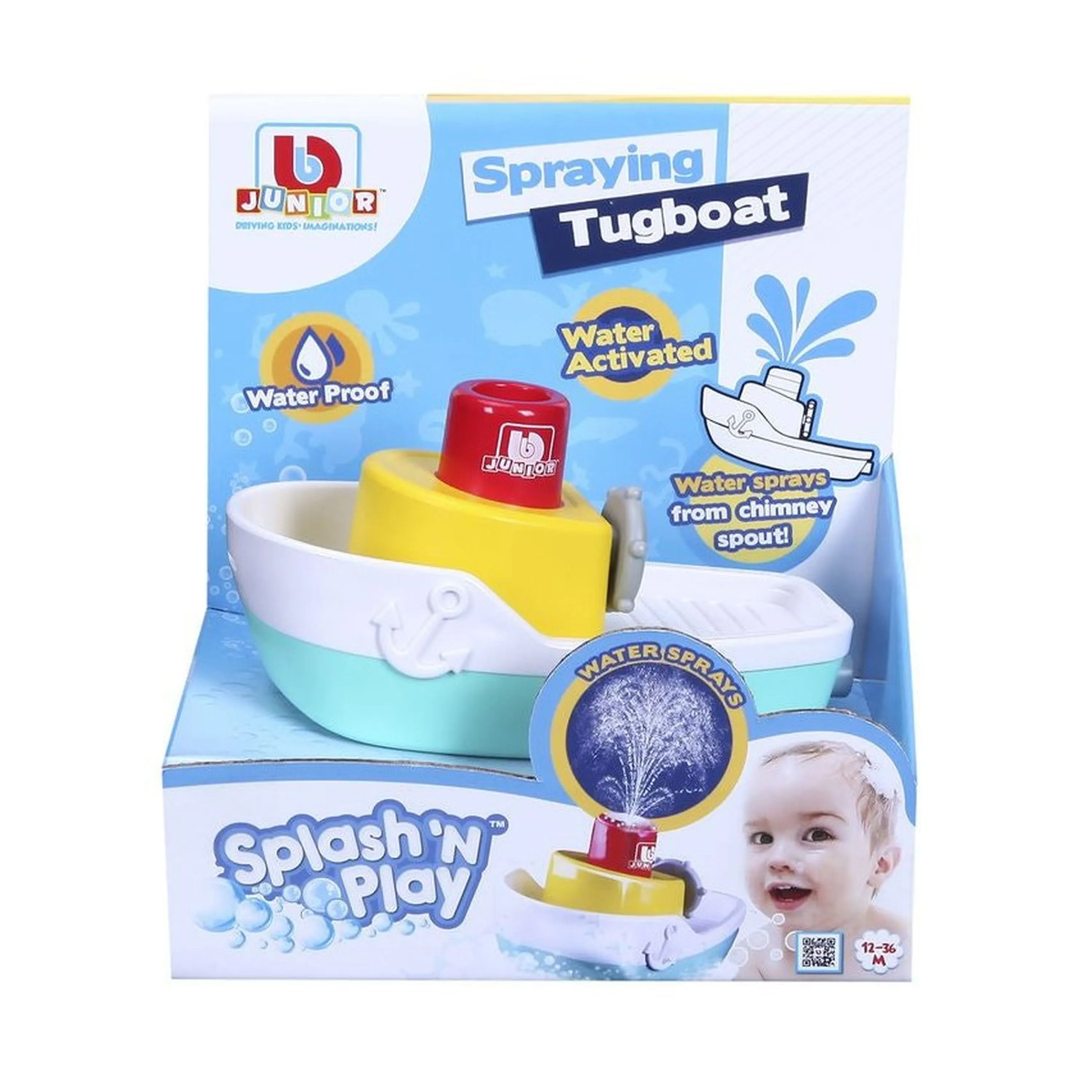 Bbjunior Splash 'N Play Spraying Tugboat