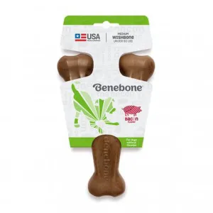 Benebone Bacon Flavor Wishbone Dog Chew Toy