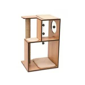 Box Walnut Cat Tree