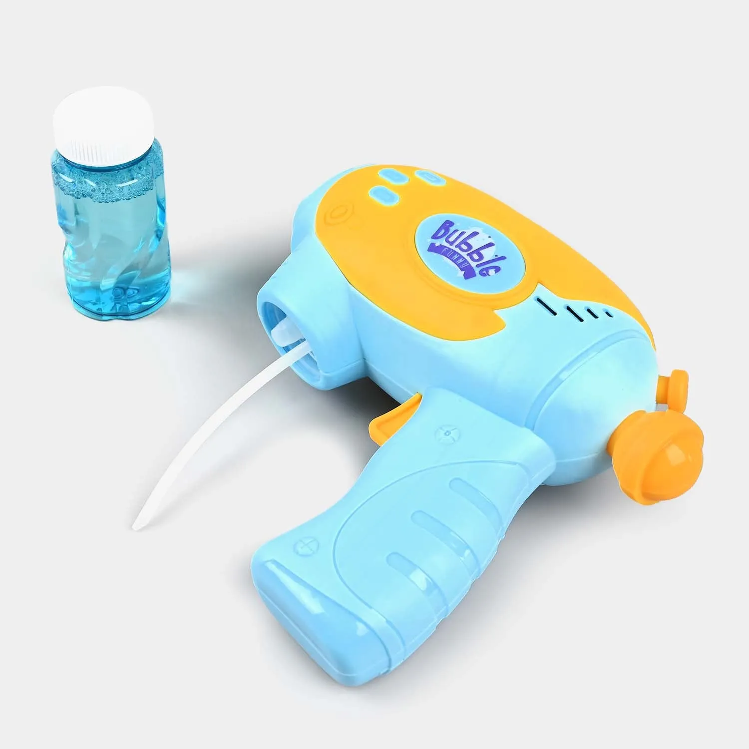 Bubble Shooter Machine with 2 Bottles Bubble Solution