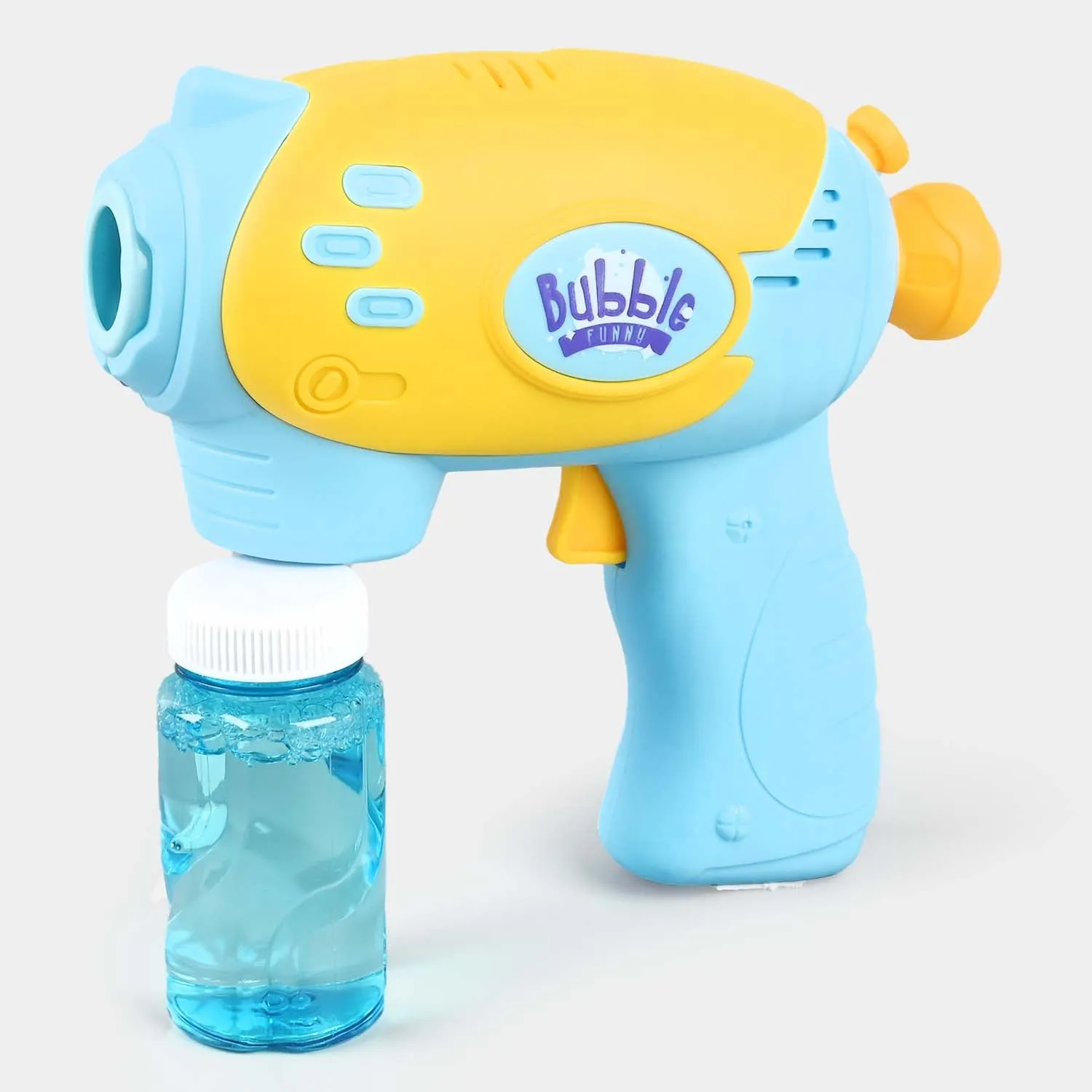 Bubble Shooter Machine with 2 Bottles Bubble Solution