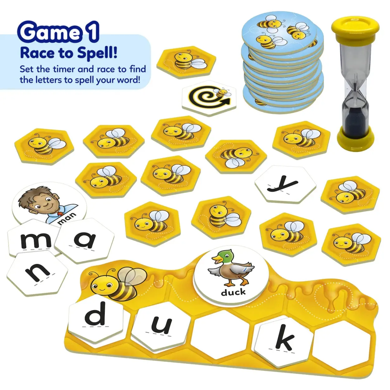 Buzz Words Game - Literacy Board Game