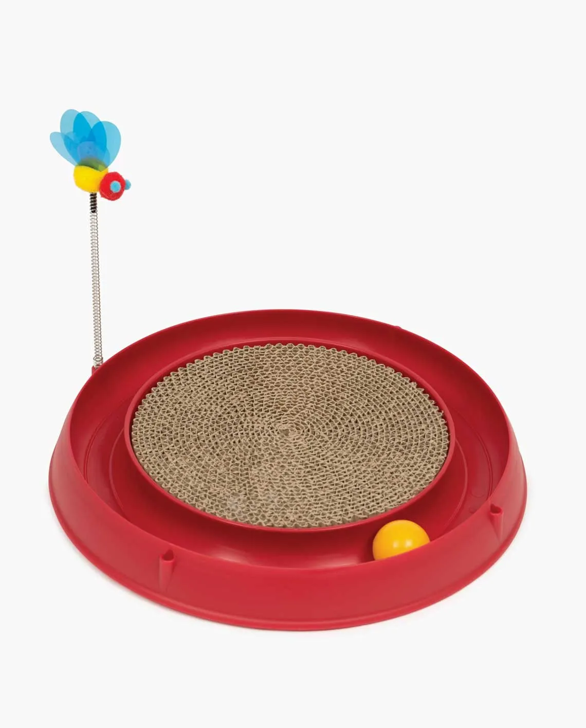 Catit Play 3 in 1 Circuit Ball Toy with Scratch Pad