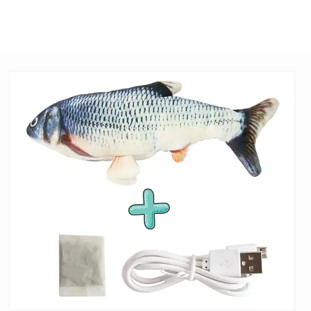 Cats USB Charger Interactive Toy Fish