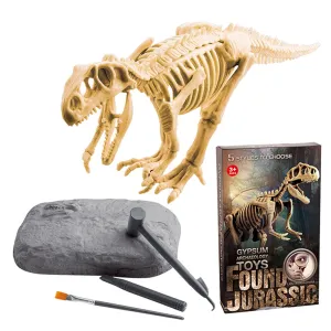 Children Simulation Dinosaur Toys DIY Dinosaur Digging Toys Jurassic Animal Dinosaur Skeleton Fossil 3D Puzzle Toy