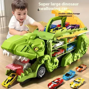 Dino Devourer: Tyrannosaurus Car Attack & Transformation Playset