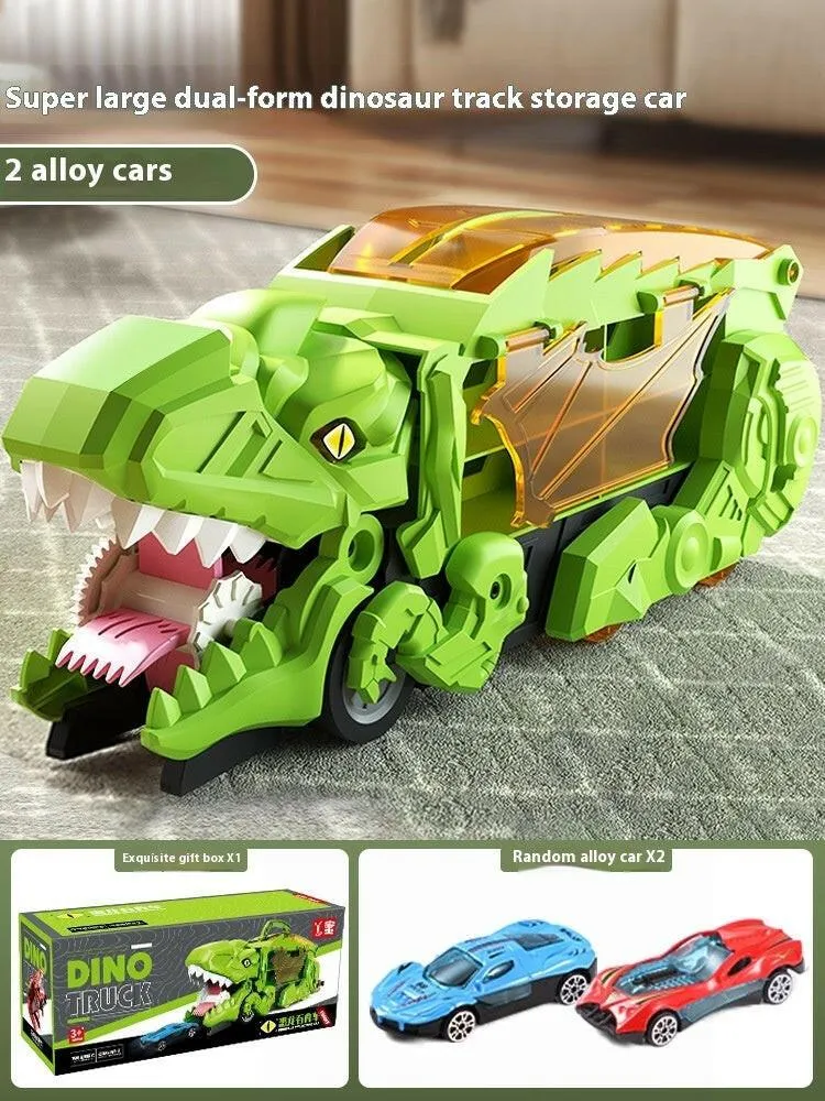 Dino Devourer: Tyrannosaurus Car Attack & Transformation Playset