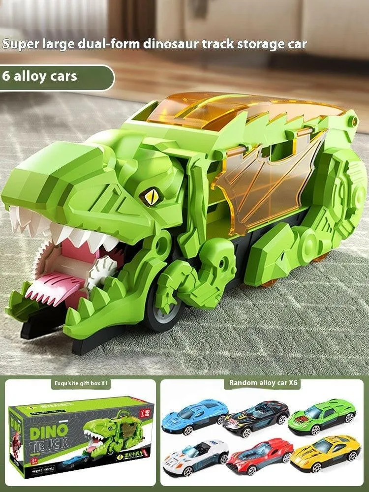 Dino Devourer: Tyrannosaurus Car Attack & Transformation Playset