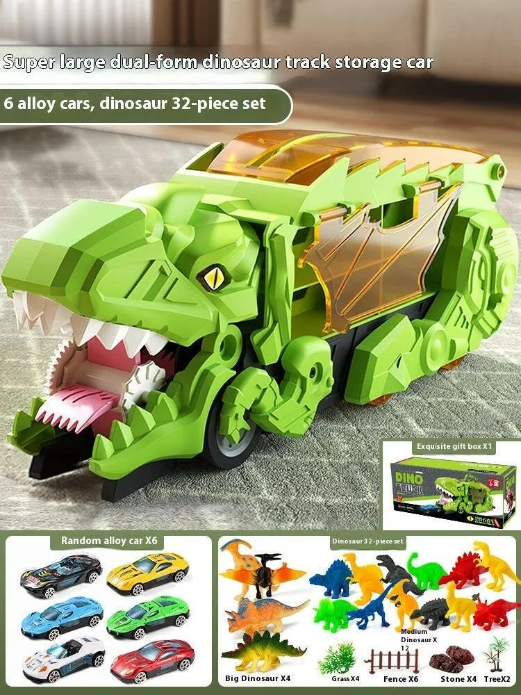 Dino Devourer: Tyrannosaurus Car Attack & Transformation Playset