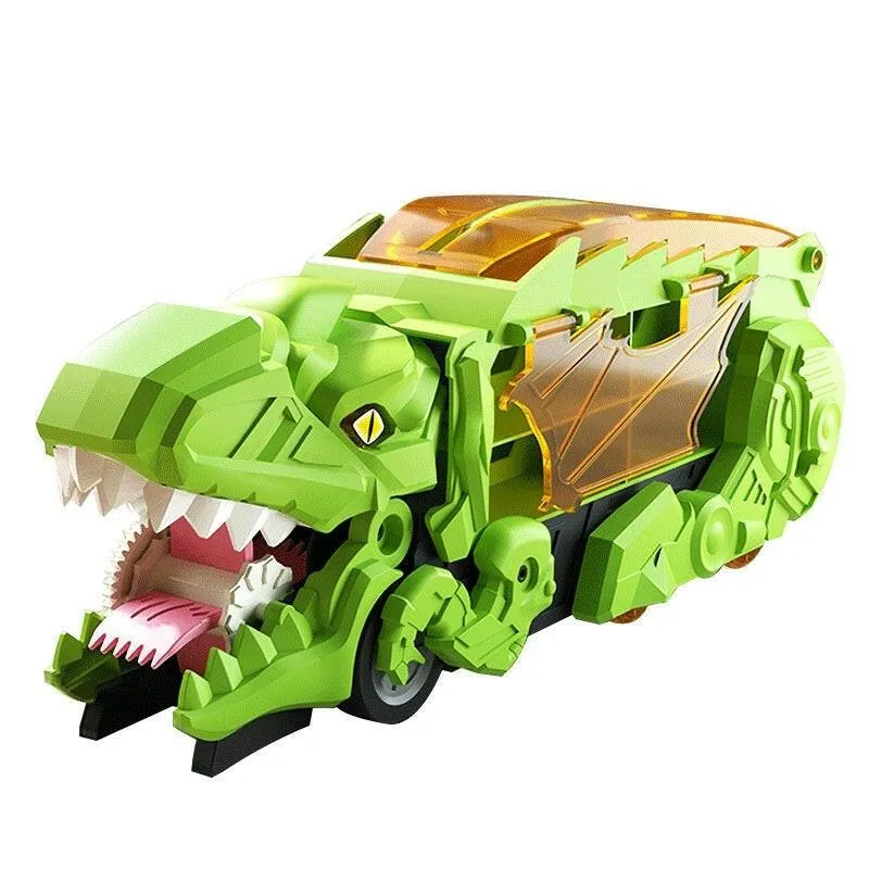 Dino Devourer: Tyrannosaurus Car Attack & Transformation Playset