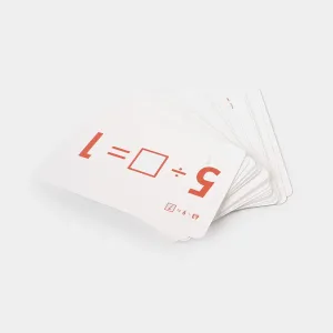 DIVISION FLASH CARDS FOR KIDS 36 CARDS