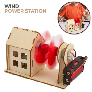 DIY Wooden Wind Power Station