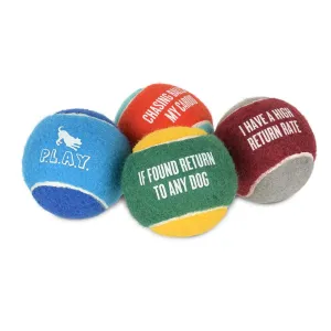 Dog Tennis Ball 4-Pack