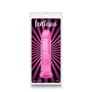 Fantasia Upper 6.5 in. Jelly Dildo Pink