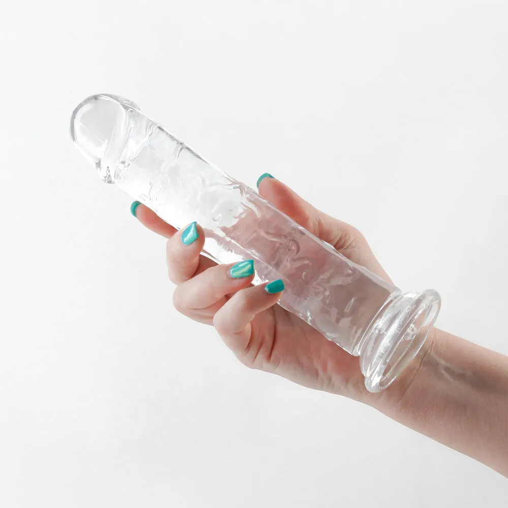 Fantasia Upper 8 in. Jelly Dildo Clear