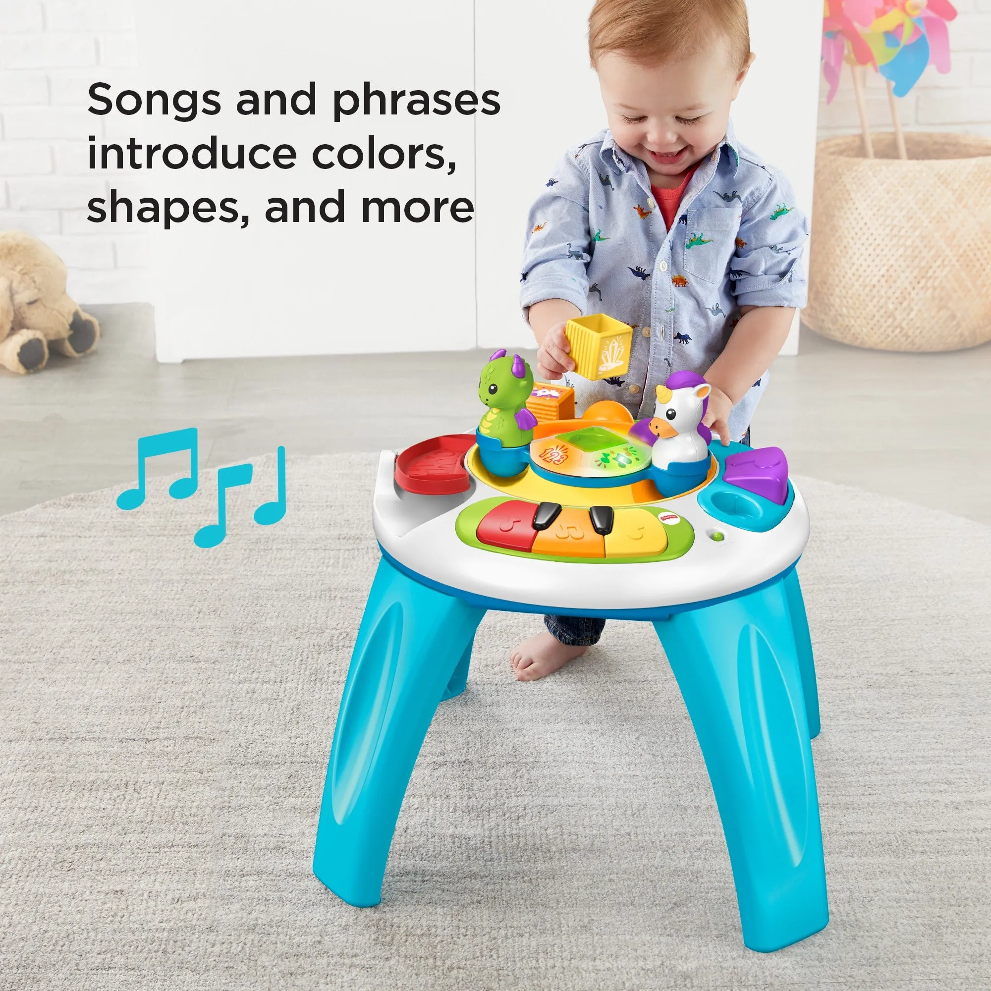 Fisher-Price Enchanted Friends Learning Table, Interactive with Music