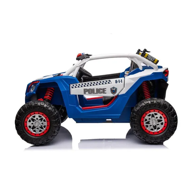 Freddo Toys 24V Storm Police UTV 2-Seater for Kids