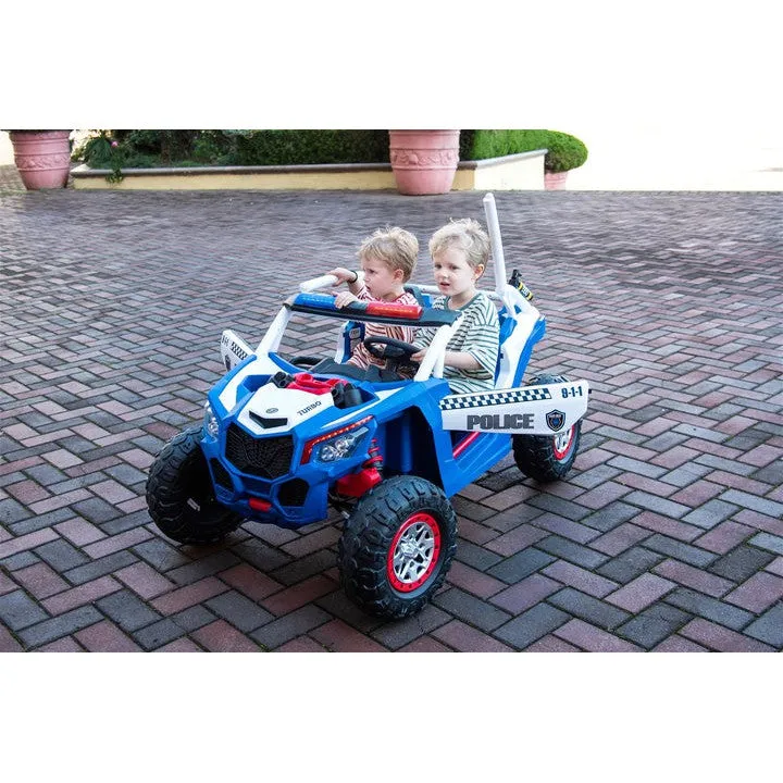 Freddo Toys 24V Storm Police UTV 2-Seater for Kids