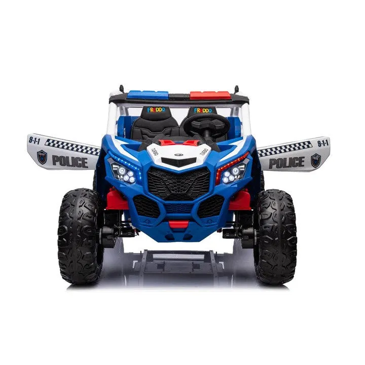 Freddo Toys 24V Storm Police UTV 2-Seater for Kids