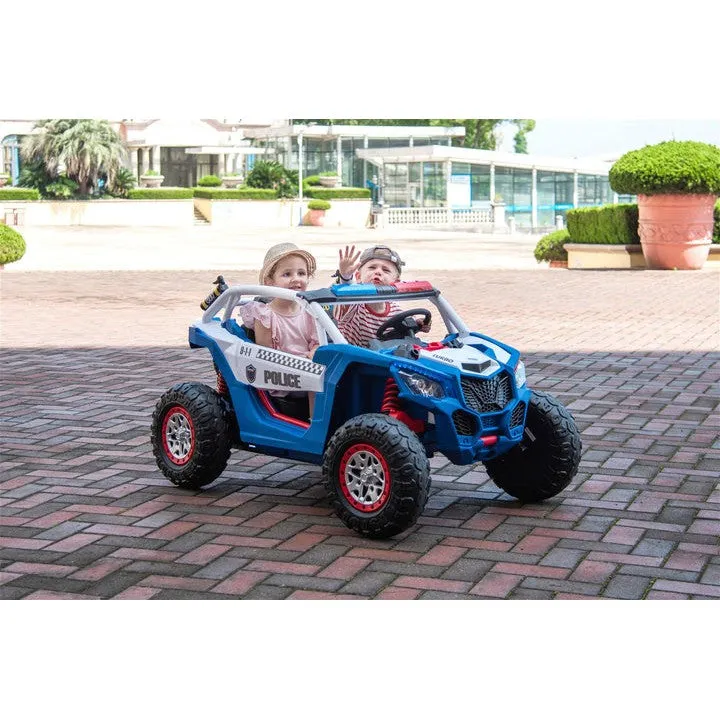 Freddo Toys 24V Storm Police UTV 2-Seater for Kids