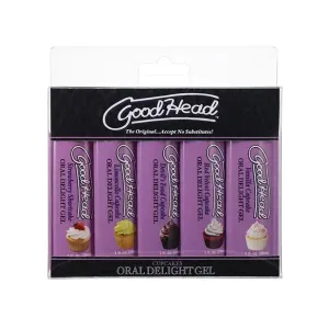 Goodhead Cupcake Oral Delight Gel - Asst. Flavors Pack Of 5