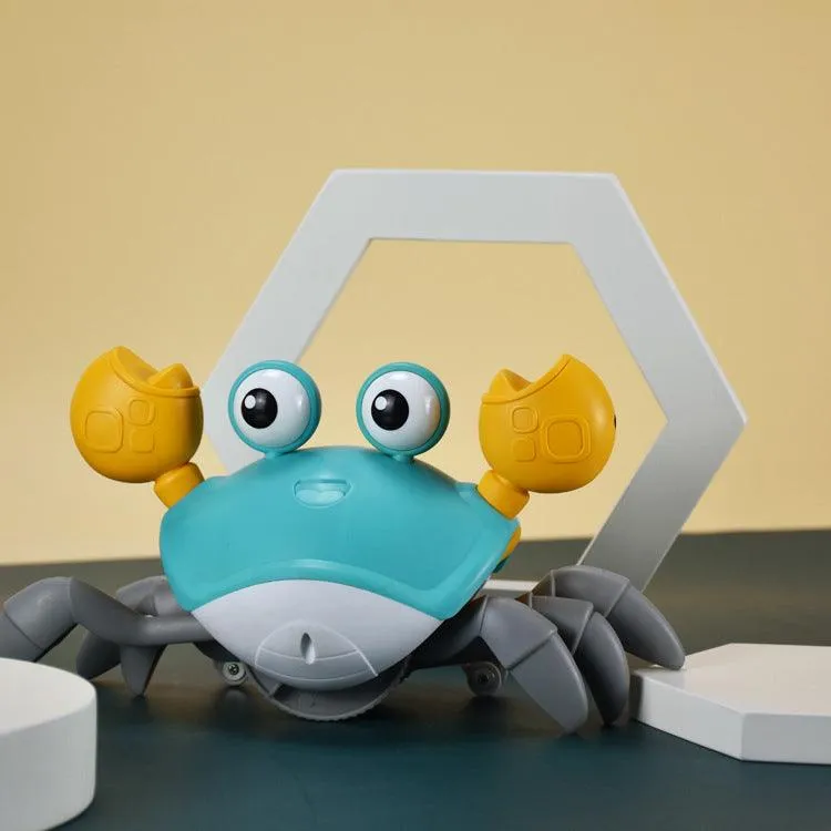 Interactive Dancing Crab Toy for Kids: Music-Playing, Obstacle-Avoiding Crawling Crab Babies