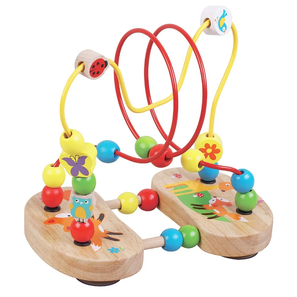 Jumini Beads Maze Wooden Toy Fox