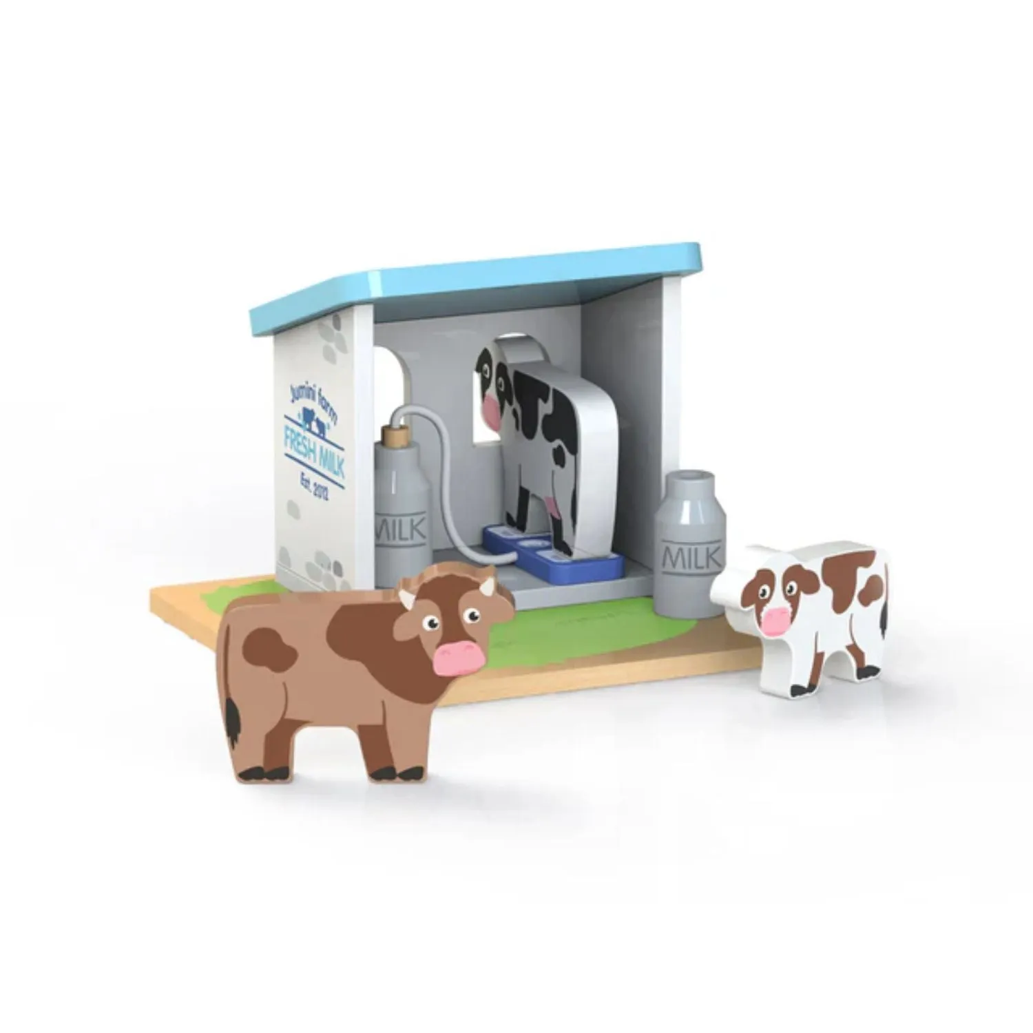 Jumini Wooden Milking Parlour Set