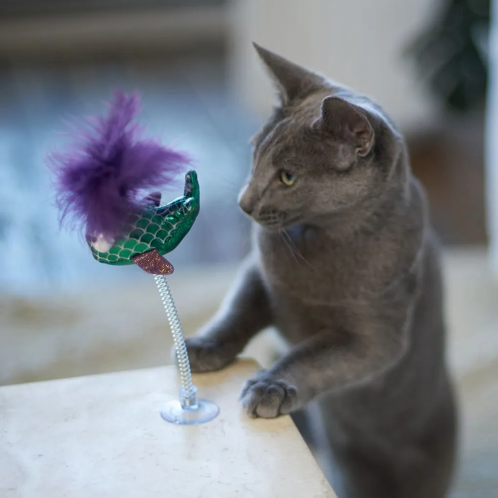 Kazoo Bouncy Fish Cat Toy