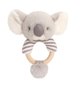 Keel Toys Keeleco 14cm Cozy Koala Ring Rattle