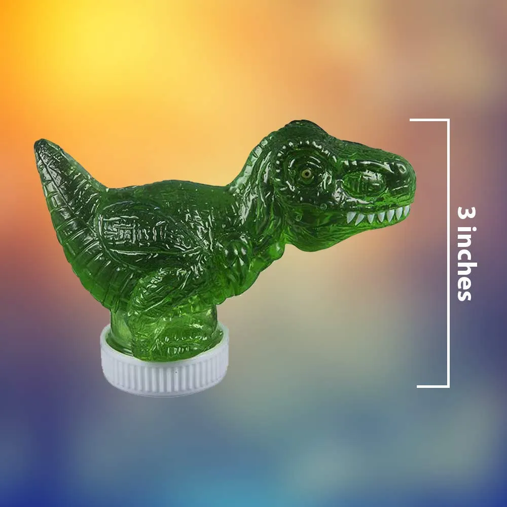 Kicko T-Rex Light-up Gooey Slime - 6 Pack - Moldable Putty in Dinosaur-Shaped Container