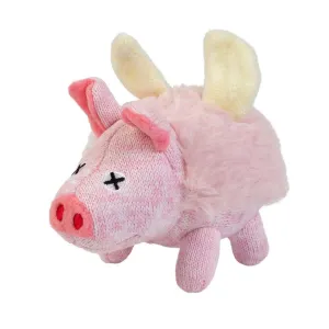 Knitted Winged Pink Pig Plush Toys - Adorable and Soft Pet Companion