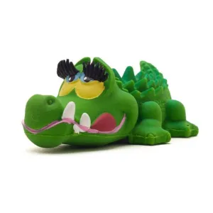 Natural Rubber Toy - Paddy the Crocodile with Squeaker