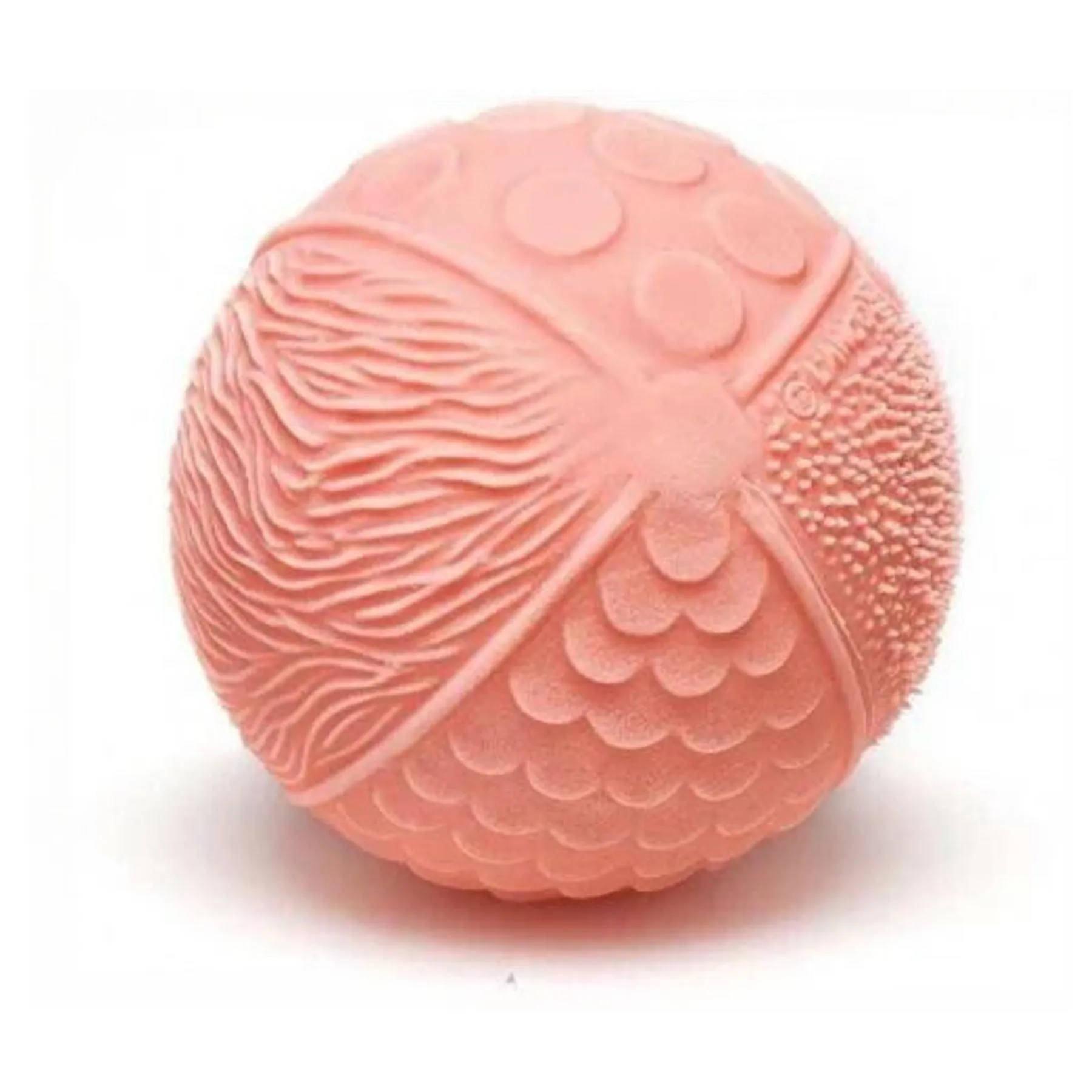 Natural Rubber Toy - Pink Ball (Fully Sealed)