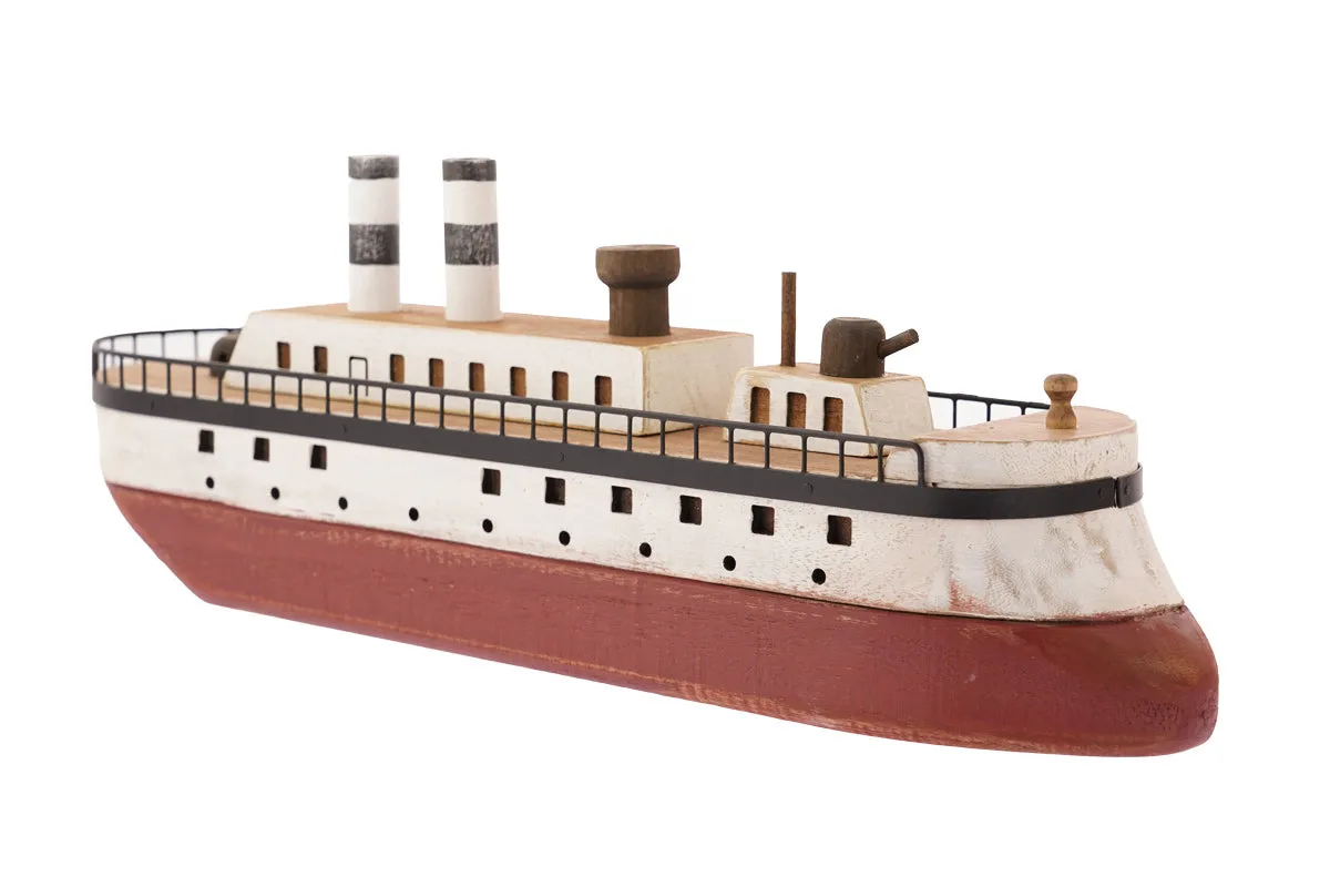 Papoose Toys Wooden Cruise Boat