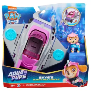 Paw Patrol Aqua Pups Themed Vehicles Skye's Manta Ray Vehicle