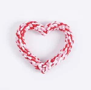 Pet Heart Chew Toys Cotton Rope (Mixed Color)