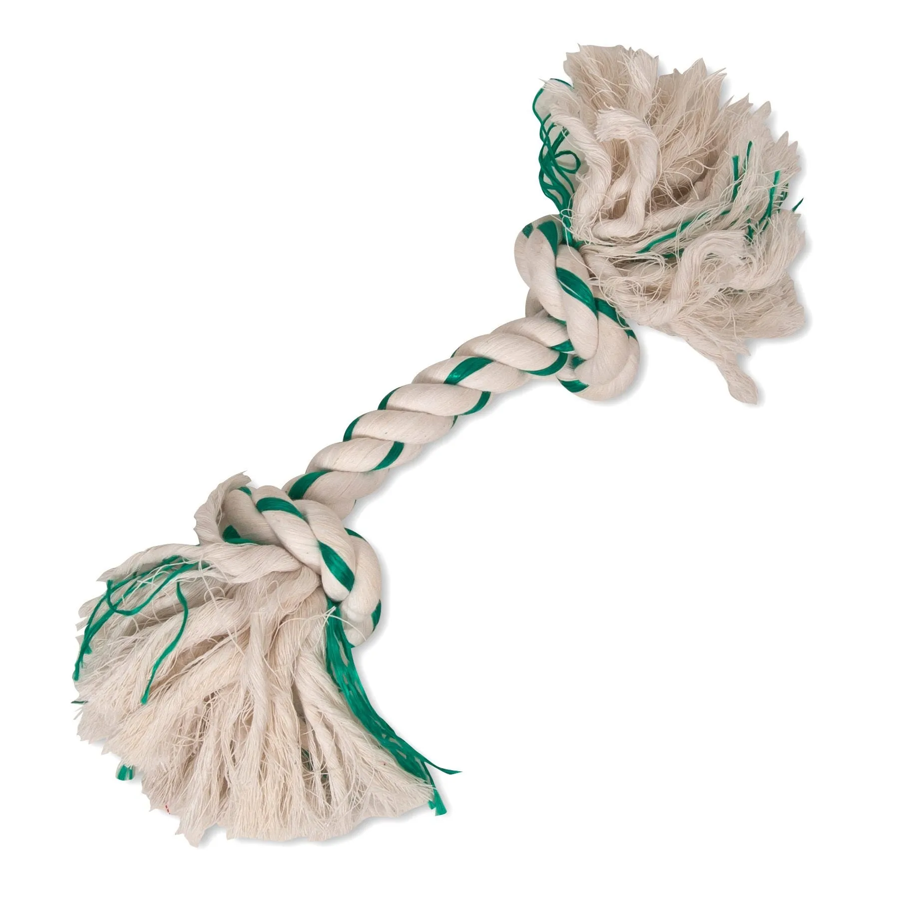 Petmate Booda Fresh N Floss Spearmint 2-Knot Rope Bone Dog Toy