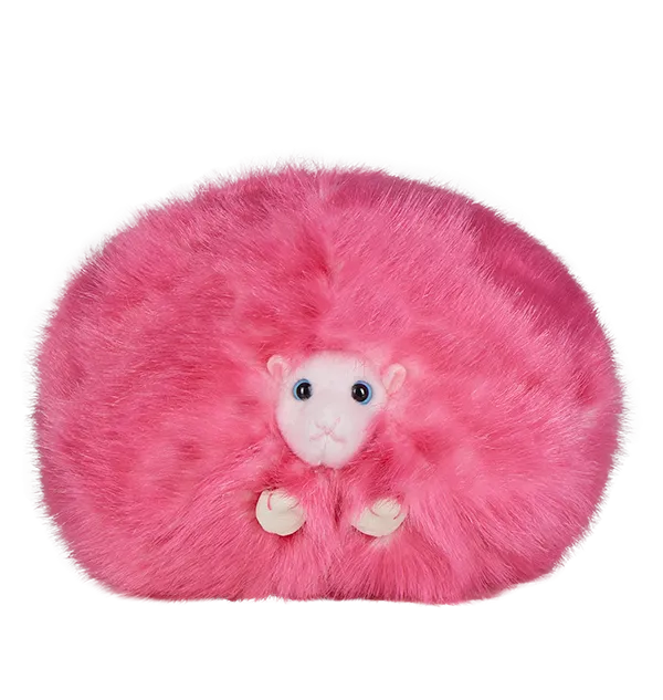 Pink Pygmy Puff Plush with Sound