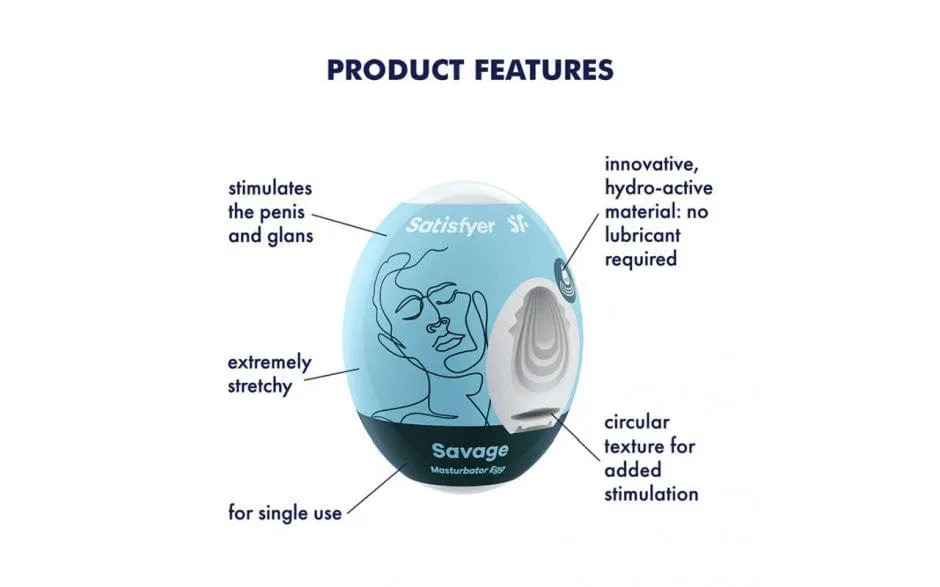 Satisfyer Masturbator Egg Savage