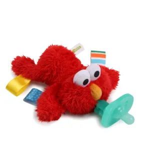 Sesame Street Cozy Coo Soothing BPA-Free Pacifier with Plush Toy, Elmo