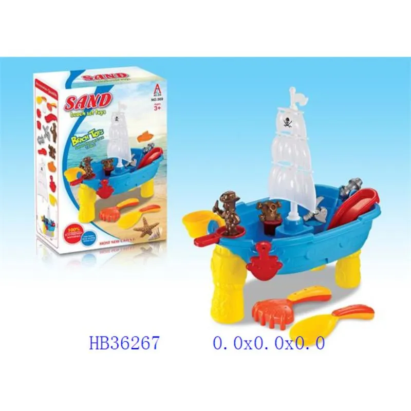 Table Water and Sand Pirate Ship Boat